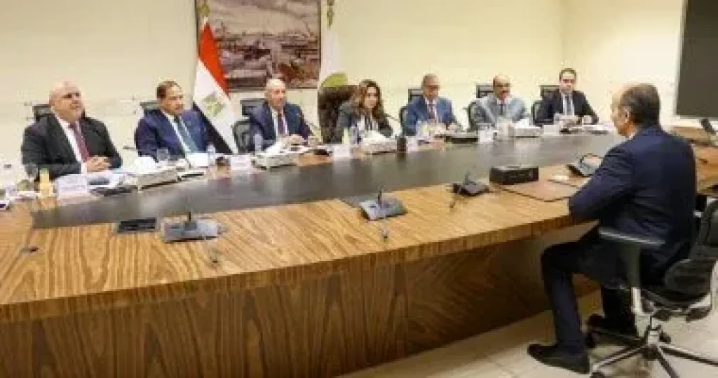 منال عوض خلال اجتماع اللجنة العليا للقيادات بالوزارة