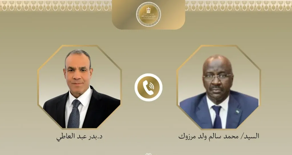 وزير الخارجية و نظيره الموريتاني