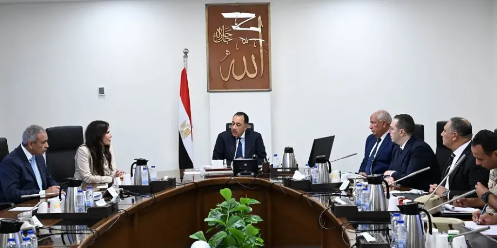  مصطفى مدبولي رئيس مجلس الوزراء خلال الاجتماع 