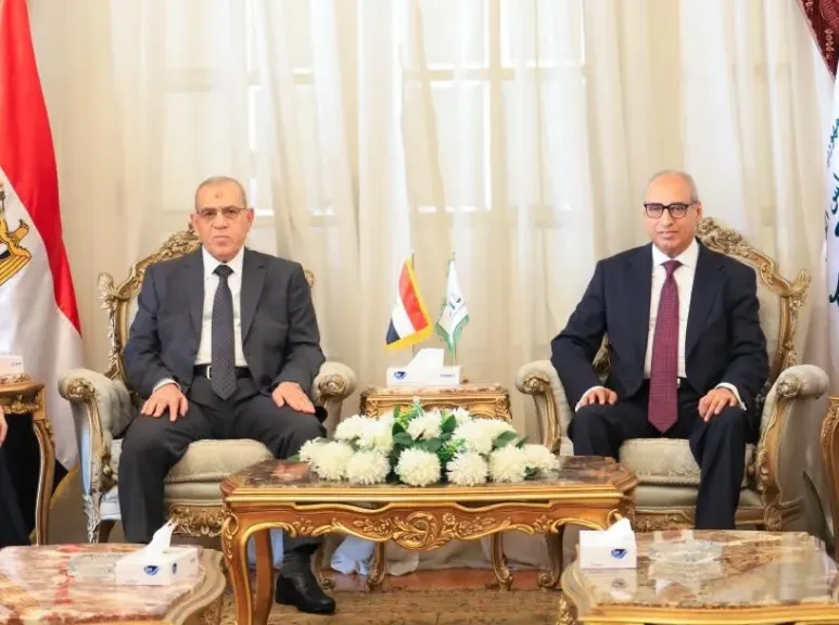 رئيس مجلس الدولة يستقبل رئيس محمة النقض ومجلس القضاء الأعلى
