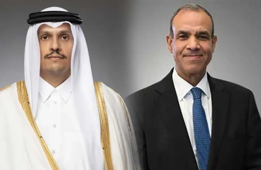 وزيرى خارجية مصر وقطر