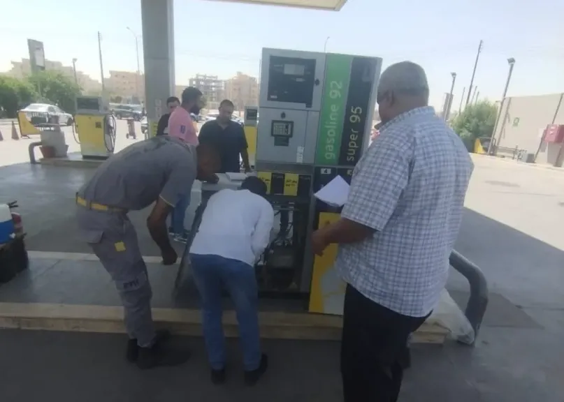 بط بنزين 92 غير مطابق للمواصفات ببني سويف 