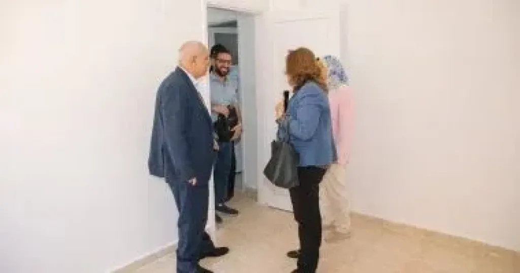جانب من متابعة جاهزية وحدات الإسكان بنظام الايجار التمليكي قبل طرحها للحجز
