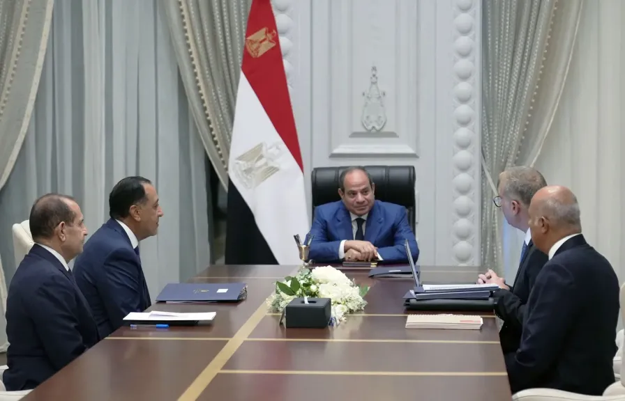 جانب من اجتماع السيد الرئيس عبدالفتاح السيسي