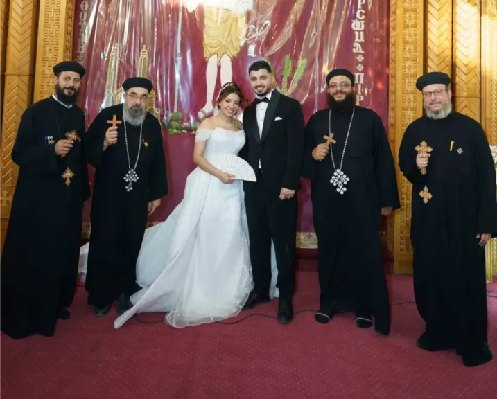 جانب من حفل الزفاف