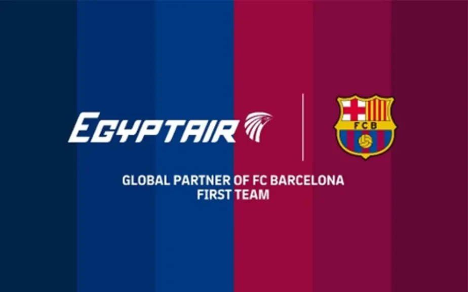 شراكة مصر للطيران ونادى برشلونة