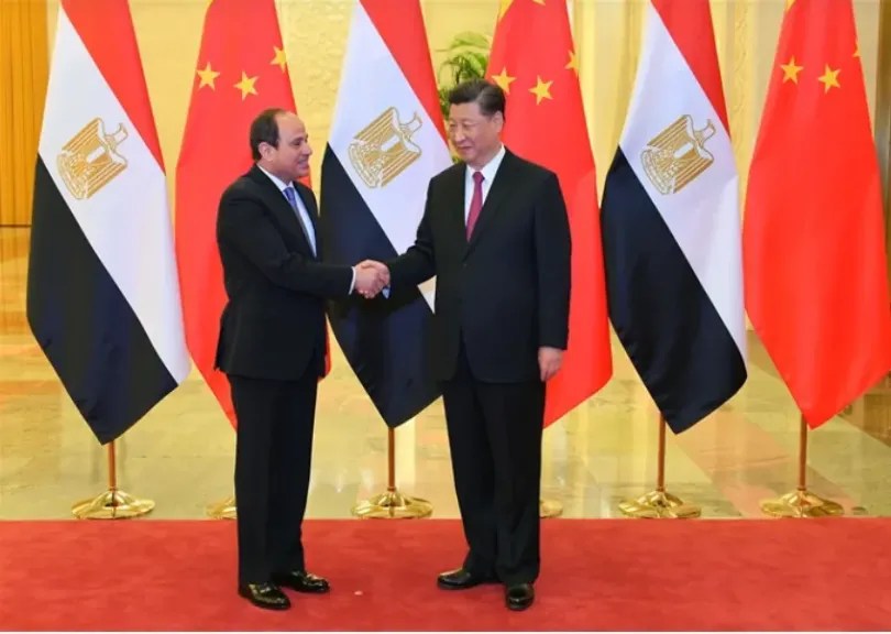 الرئيس الصينى شى جين بينجوالرئيس السيسى