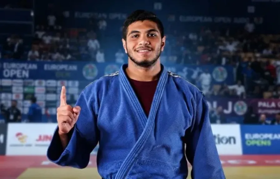 هادي حسين يحصد برونزية الجودو