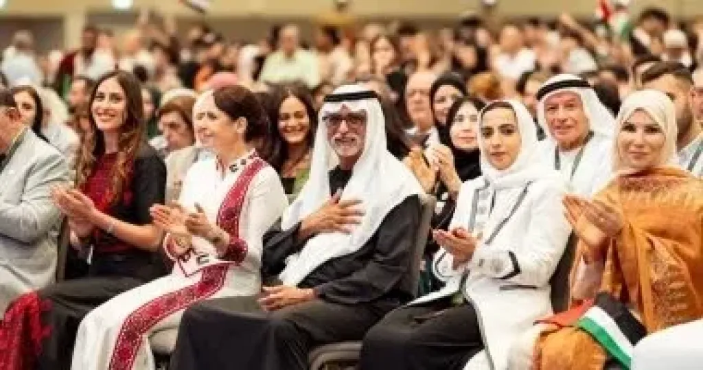 جانب من الفعالية بحضور وزير التسامح الإماراتي