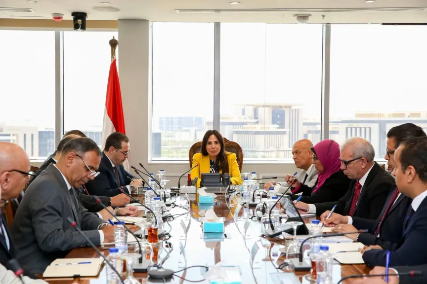 اجتماع المهندسة راندة المنشاوي، وزيرة الإسكان والمرافق والمجتمعات العمرانية