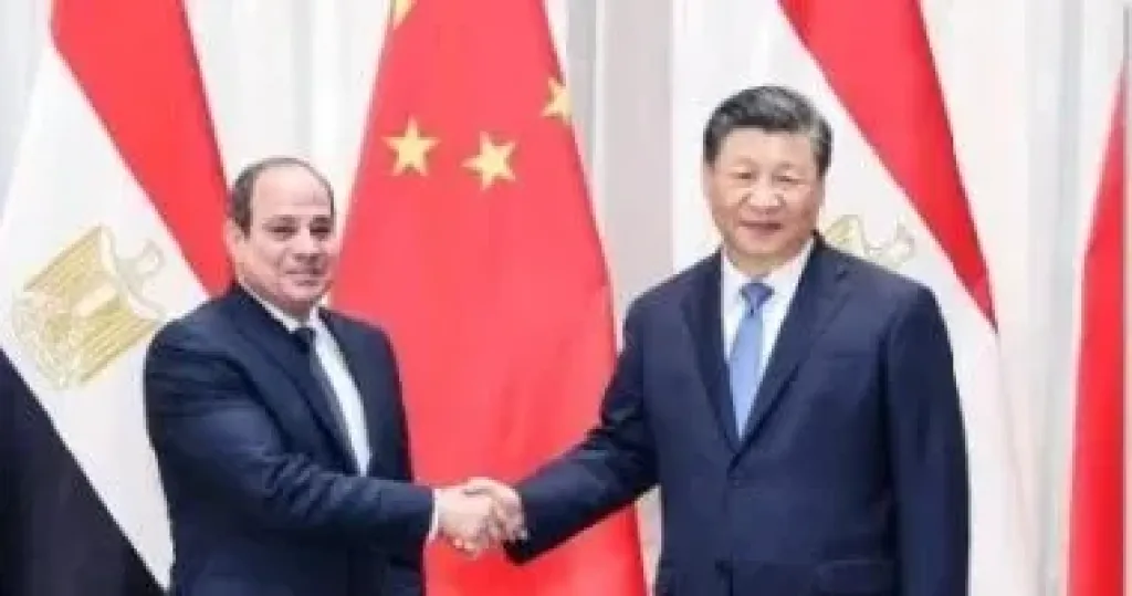 الرئيس السيسى ونظيره الصينى