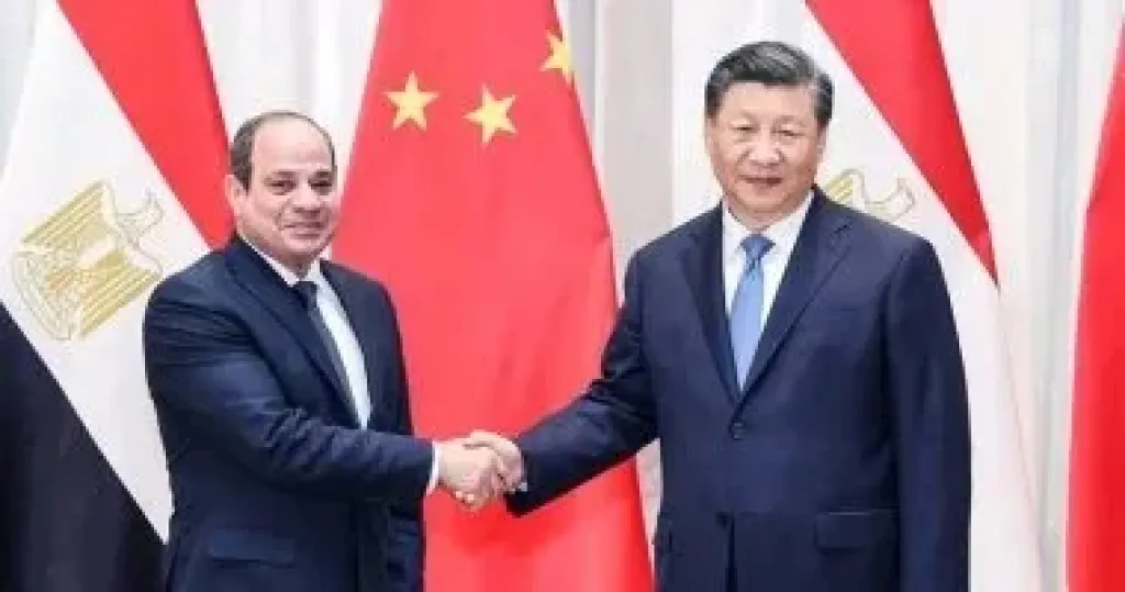 السيسي والرئيس الصيني