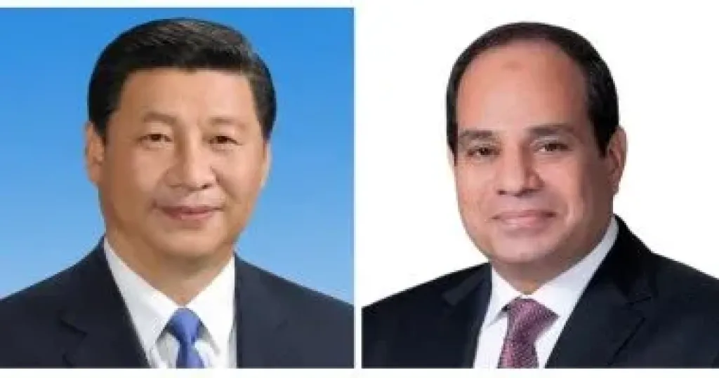 الرئيس السيسي و الرئيس الصينى