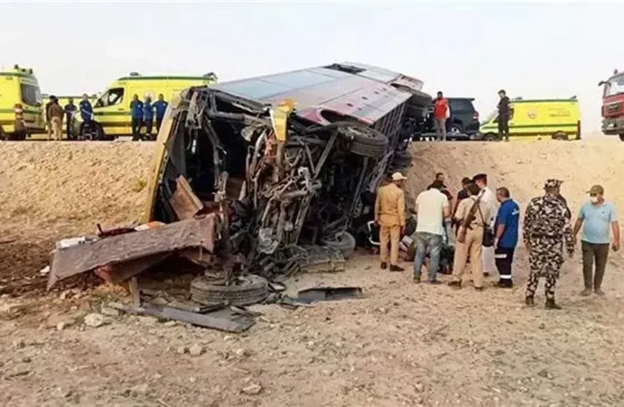 حادث أتوبيس سوبر جيت بطريق دهب