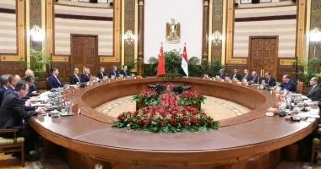 المباحثات المشتركة بين مصر والصين