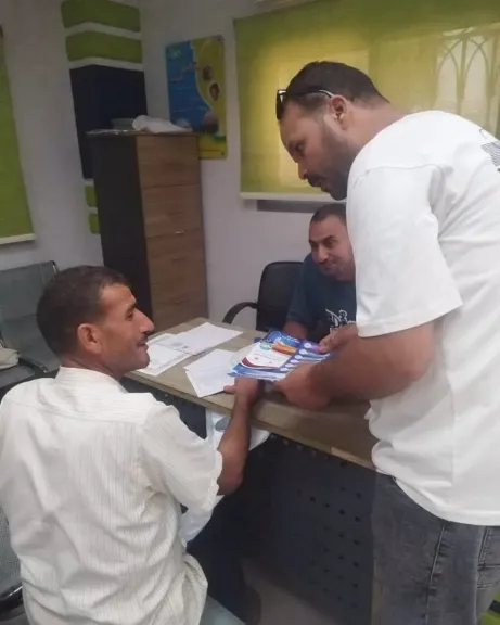 جانب من اللجان التوعوية 