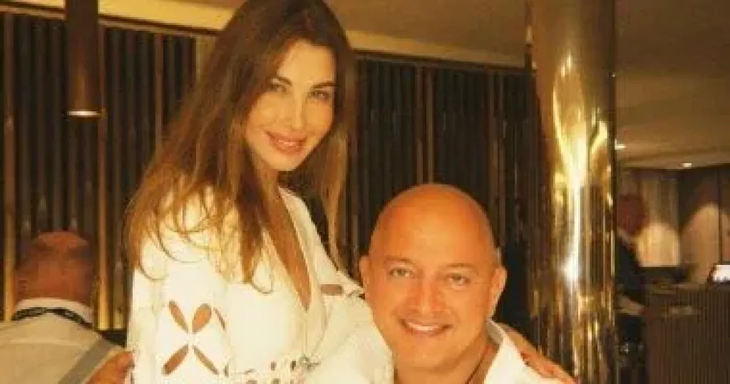 نانسي عجرم وزوجها 