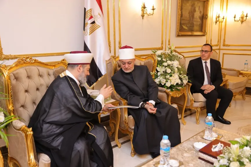 مباحثات بين مفتي الجمهورية وأمين دار الفتوى بأستراليا