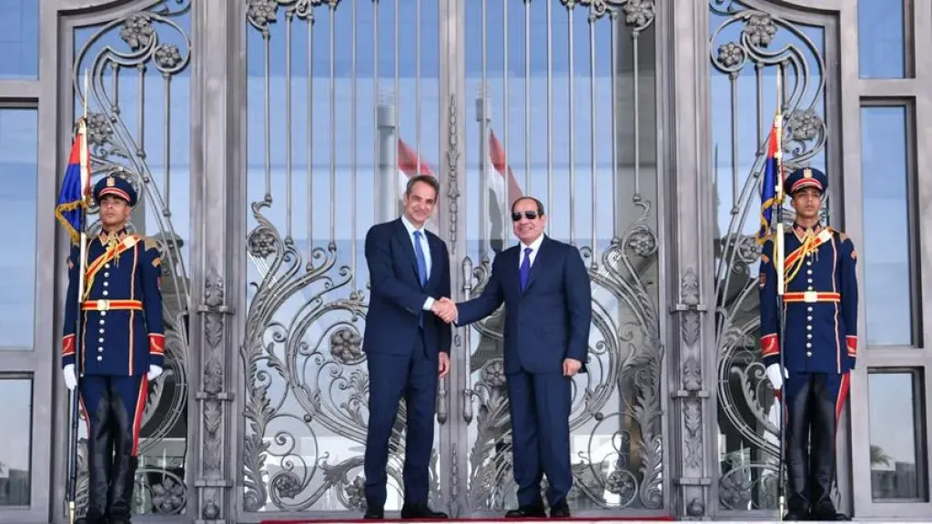 السيد الرئيس عبد الفتاح السيسي ورئيس وزراء اليونان