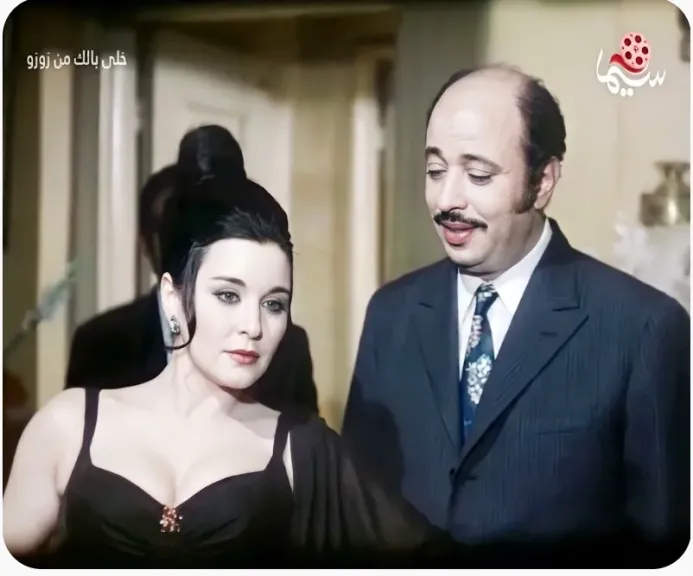 الفنان شفيق جلال مع سعاد حسنى