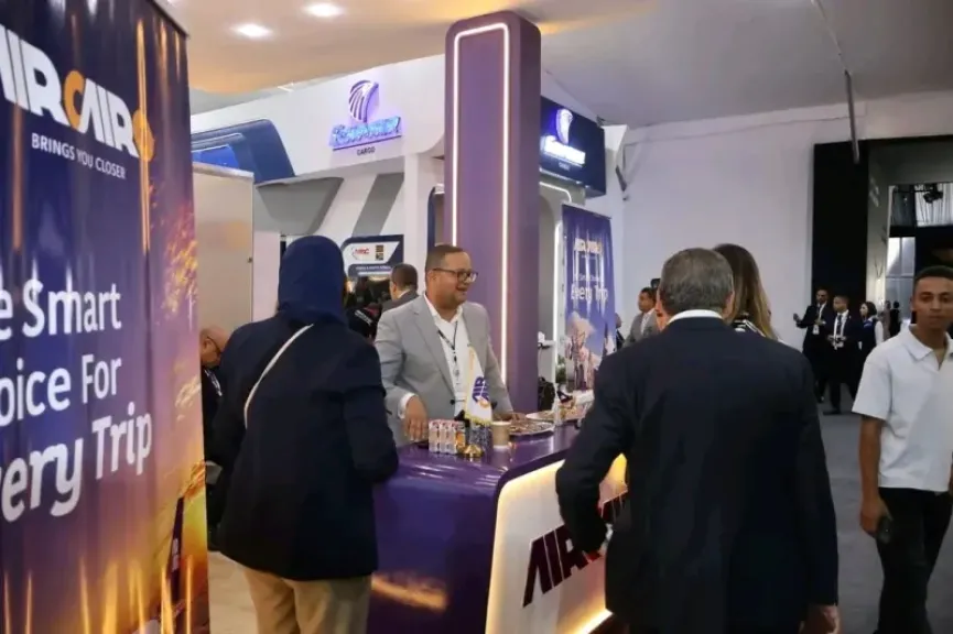 جناح ايركايرو يشهد اقبالا كبيرا خلال فعاليات المعرض
