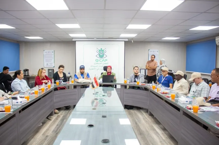 "متبقيات المبيدات" يستقبل وفدًا من رؤساء الحجر الزراعي بالدول الأعضاء بالمنظمة الإقليمية لوقاية النباتات