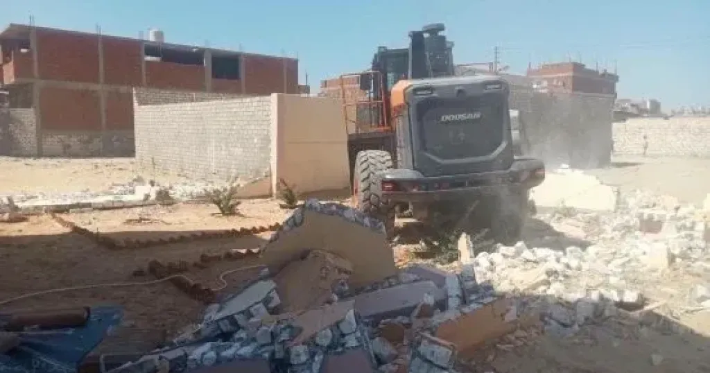 جانب من الإزالات 
