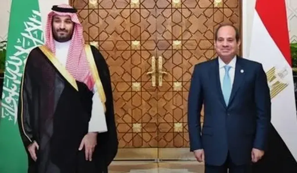 السيد الرئيس عبد الفتاح السيسي، والأمير محمد بن سلمان بن عبد العزيز