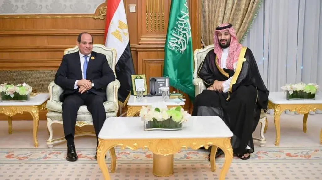 الرئيس عبد الفتاح السيسي، والأمير محمد بن سلمان بن عبد العزيز