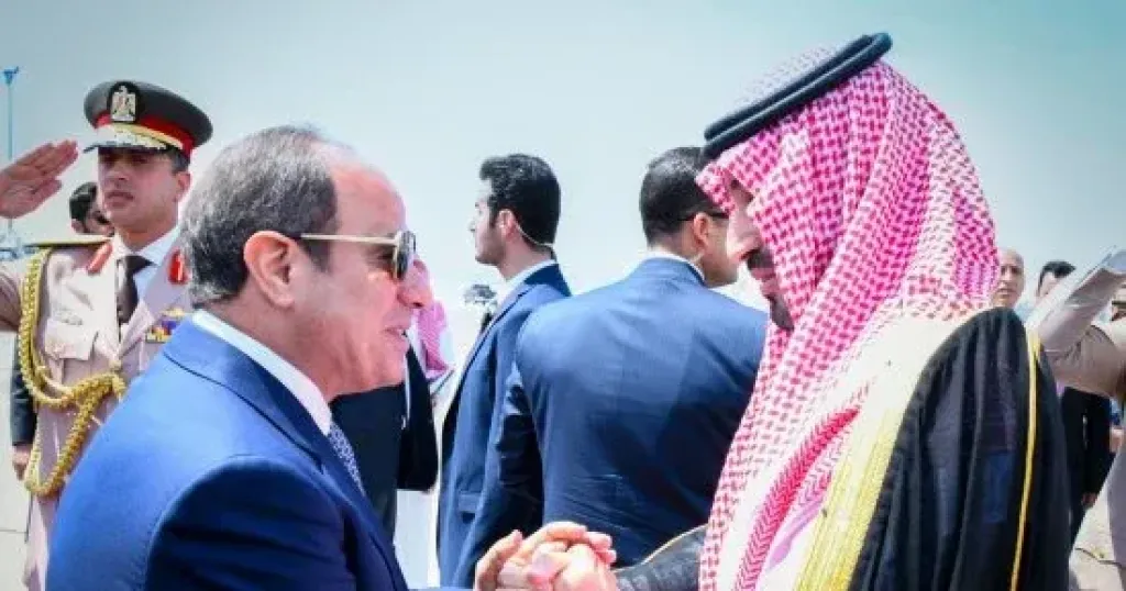 الرئيس السيسي و الأمير محمد بن سلمان بن عبد العزيز آل سعود