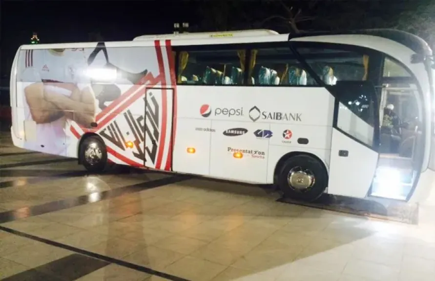 حافلة فريق الزمالك