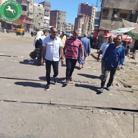 جانب من نشاط ازالة الاشغالات