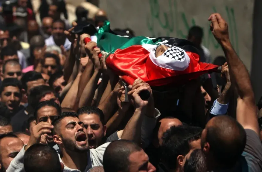 استشهاد فلسطيني