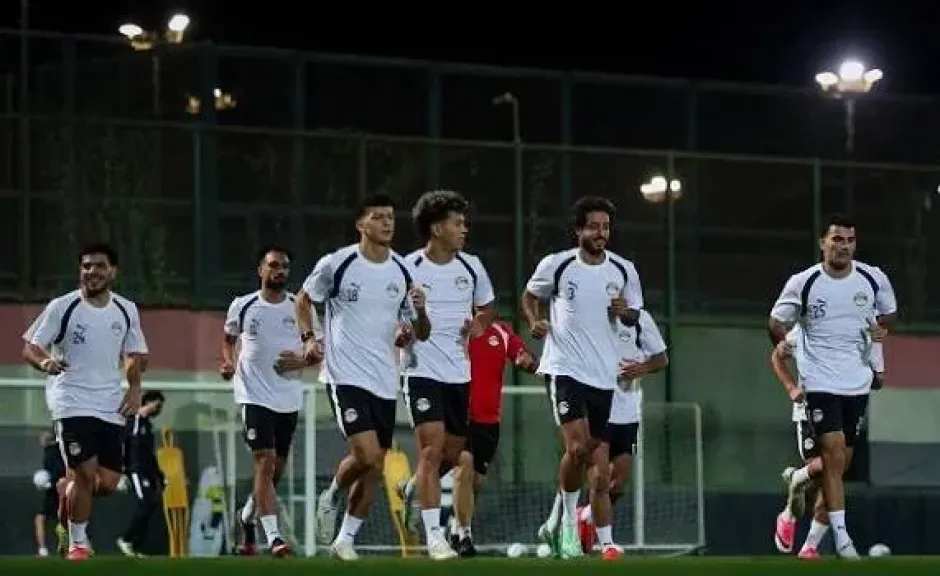 لاعبو المنتخب من معسكر الفراعنة