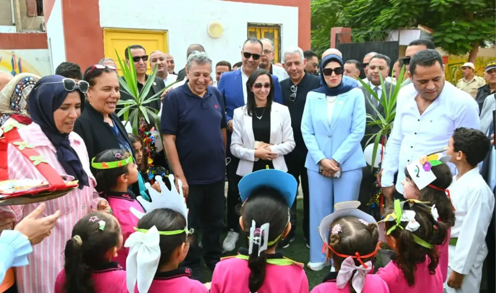 محافظ البحيرة تفتتح صرح تعليمى جديد مدرسة بني الدلنجات الرسمية لغات