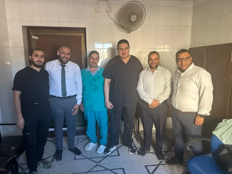 جانب من المشتركون فى الامور الصحية بههيا 