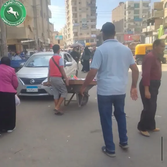 جانب من ازالة الاشغالات