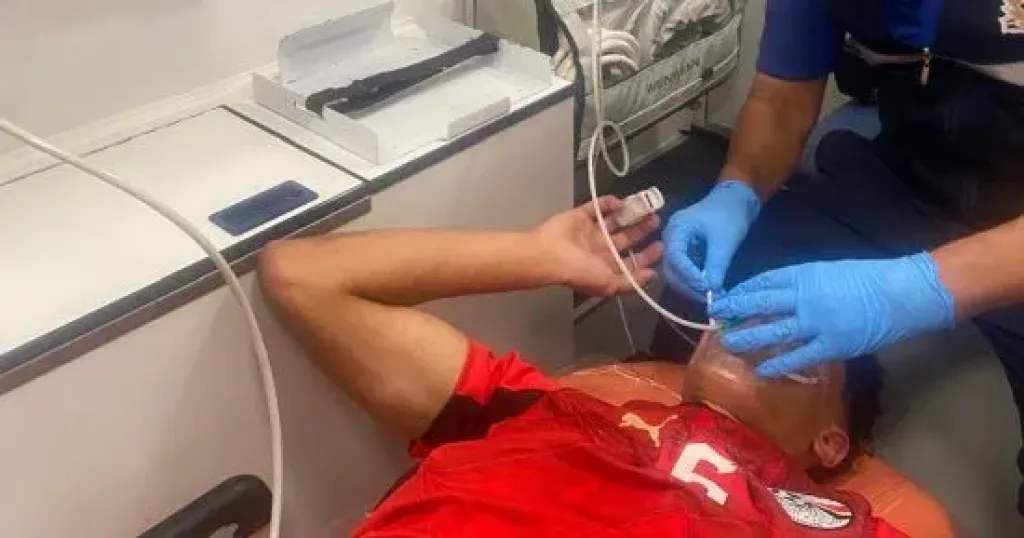 محمد رأفت لاعب منتخب الشباب