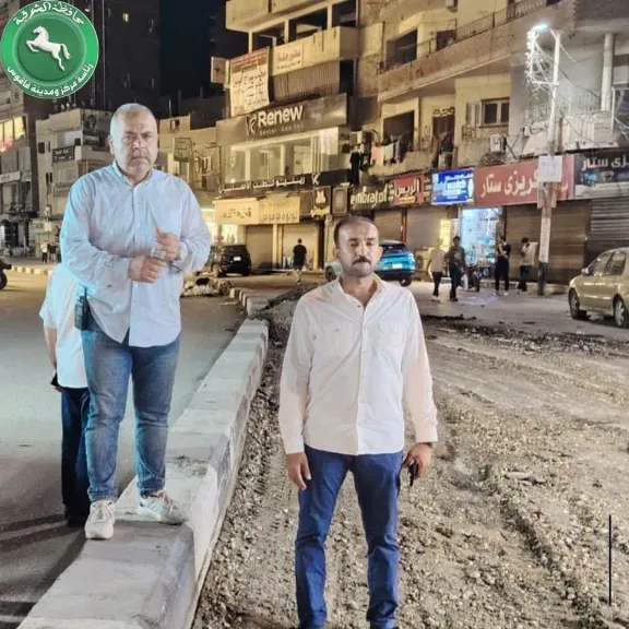 جانب من اعمال النظافة 
