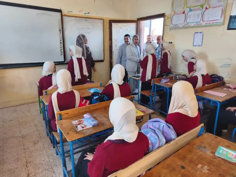 جانب من التفقد لوكيل الوزارة 