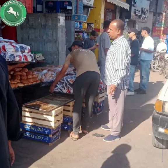 جانب من ازالة الاشغالات 
