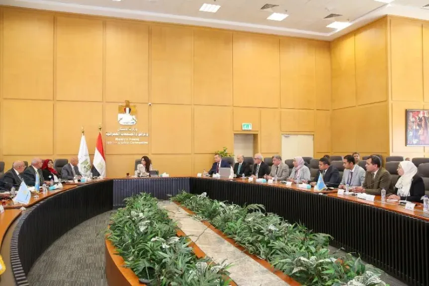 اجتماع المهندسة راندة المنشاوي، وزيرة الإسكان والمرافق والمجتمعات العمرانية