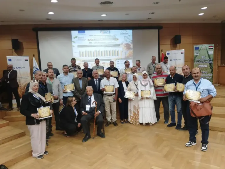 ورشة عمل مشروع يو كافي لاستعراض نتائج الموسم الأول لزيادة إنتاجية القمح