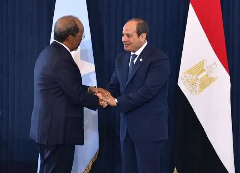 الرئيس السيسى ونظيره الصومالى