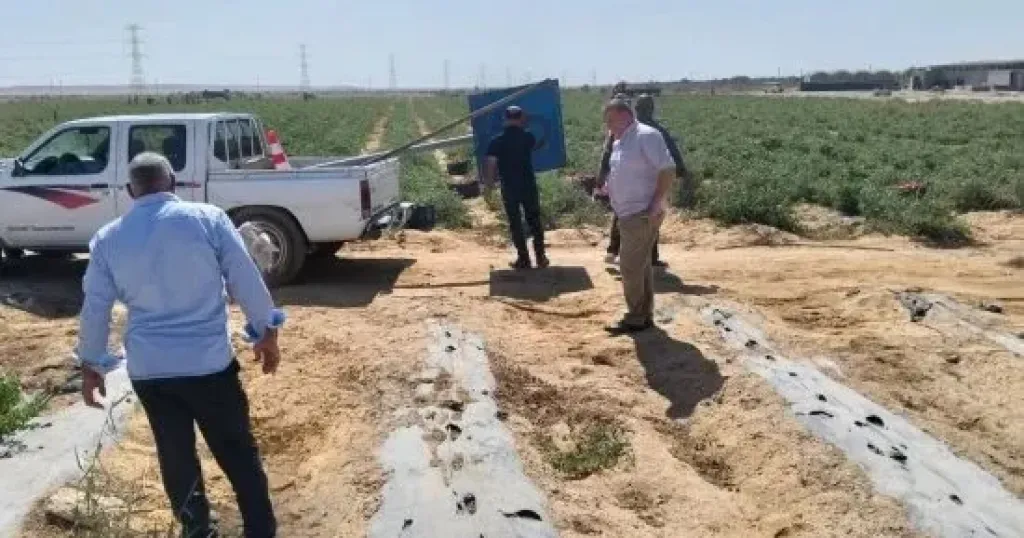 جانب من التصدي للتعديات والمخالفات بالمدن الجديدة