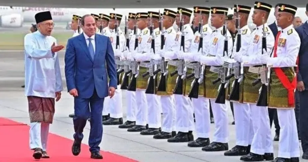 استقبال الرئيس السيسي في ماليزيا