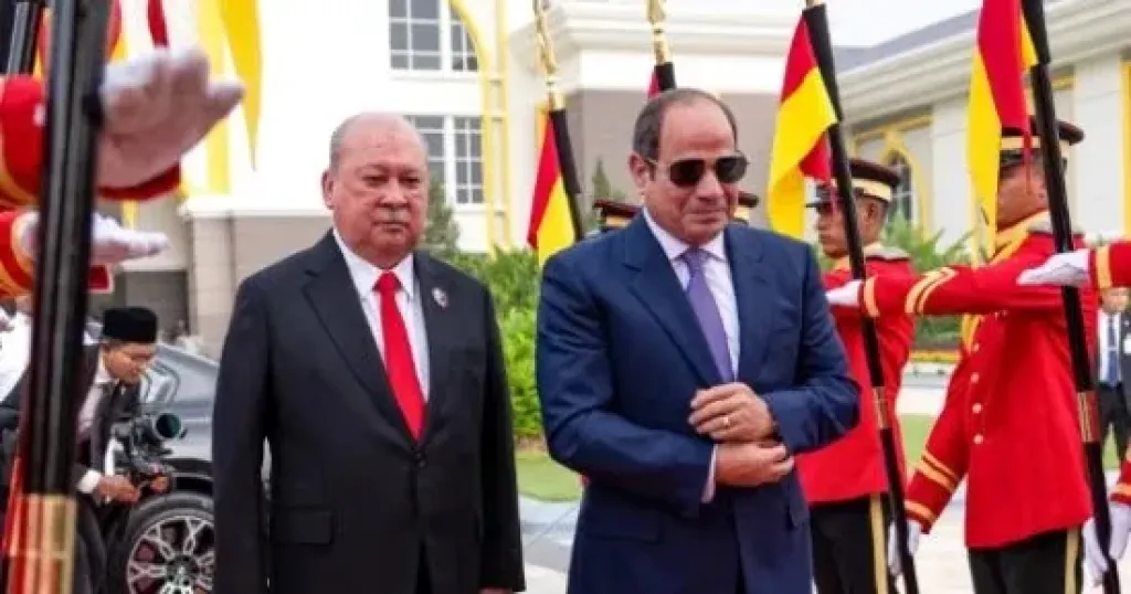 الرئيس السيسي وملك ماليزيا