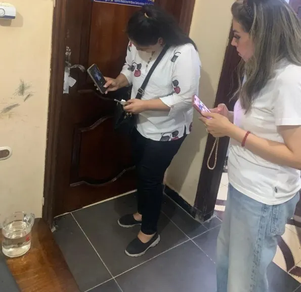 جانب من الغلق 