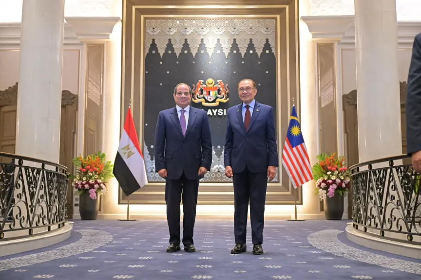 السيد الرئيس السيسي مع رئيس وزراء ماليزيا