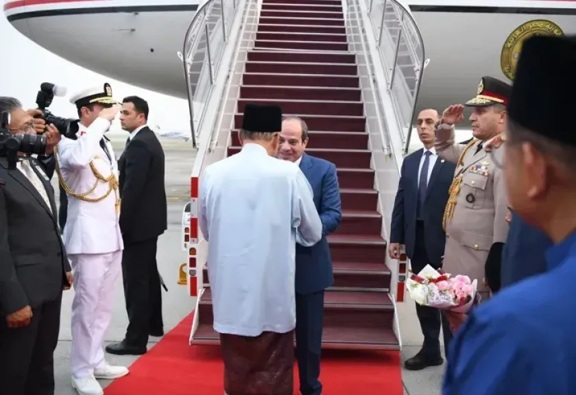 الرئيس السيسي خلال زيارته ماليزيا